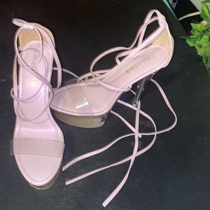 Lavender pleaser heels !